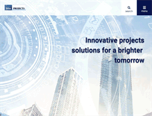 Tablet Screenshot of blueprojects.com